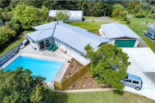 House with a pool